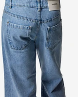 Wide Leg Denim Pants