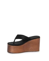 Wooden Wedge Sandals