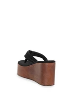 Wooden Wedge Sandals