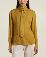Lea Blouse With Tie