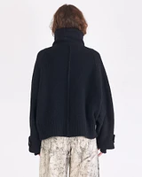 Short Funnel Neck Jacket