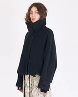 Short Funnel Neck Jacket