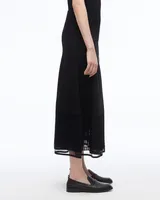 Rib Ottoman Midi Skirt