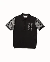 Knit 'H' Pattern Polo