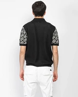 Knit 'H' Pattern Polo