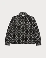 Eyelet Shirt Jacket