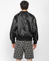 Satin Bomber Jacket