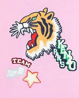 Kenzo Club Varsity Tiger Top