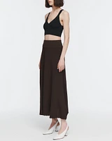 Pleated Mesh Skirt