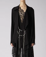 Drape Jacket With Pins