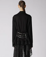 Drape Jacket With Pins