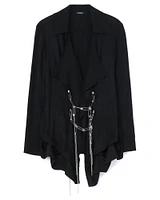 Drape Jacket With Pins