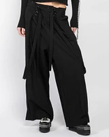 Strap Wide Pants