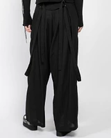 Strap Wide Pants