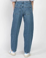 Low Slung Barrel Jeans