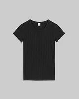 Pointelle Slim Fit Tee