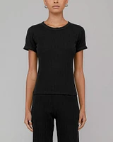 Pointelle Slim Fit Tee