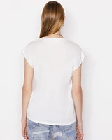 Le Mid Rise V-Neck T-Shirt