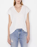 Le Mid Rise V-Neck T-Shirt