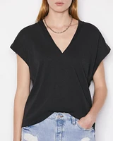 Le Mid Rise V-Neck T-Shirt