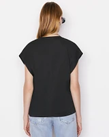 Le Mid Rise V-Neck T-Shirt