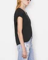 Le Mid Rise V-Neck T-Shirt