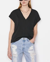 Le Mid Rise V-Neck T-Shirt