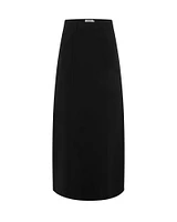 Pin-Tuck Maxi Skirt