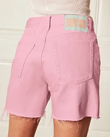 Monty High-Rise Denim Shorts