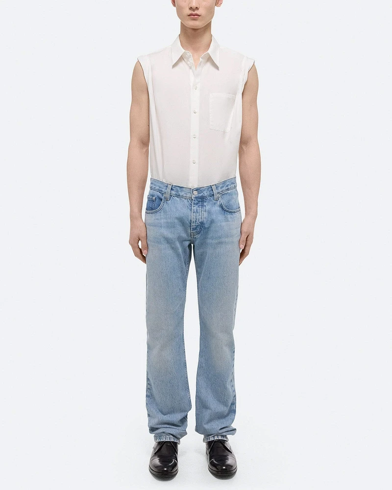 Low-Rise Straight Denim