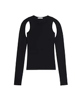 Cutout Long Sleeve Top