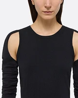 Cutout Long Sleeve Top