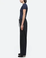 Gusset Wide Leg Pants