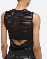 Open Back Sleeveless Top