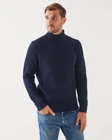 Ribbed Turtleneck Sweater