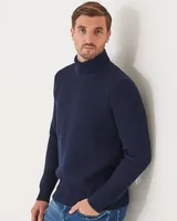 Ribbed Turtleneck Sweater