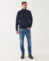 Ribbed Turtleneck Sweater