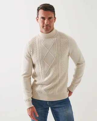 Merino Textured Knit Sweater
