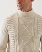 Merino Textured Knit Sweater