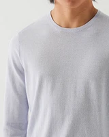 Cotton Cupro Crewneck