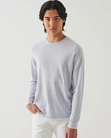 Cotton Cupro Crewneck