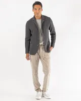 Half-Cardigan Sweater Jacket