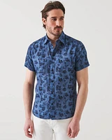 Indigo Floral Shirt