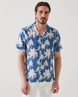 Tropical Print Camp Shirt