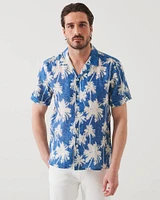 Tropical Print Camp Shirt