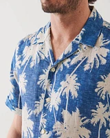 Tropical Print Camp Shirt