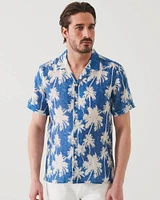 Tropical Print Camp Shirt