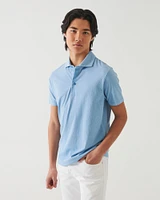 Short Sleeve Micro Print Polo