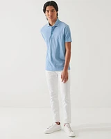 Short Sleeve Micro Print Polo