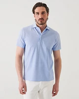 Pima Stretch Printed Polo